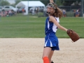 Girl pitching