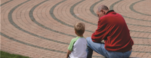 Society of Founders member, Joe Stienessen, and his grandson